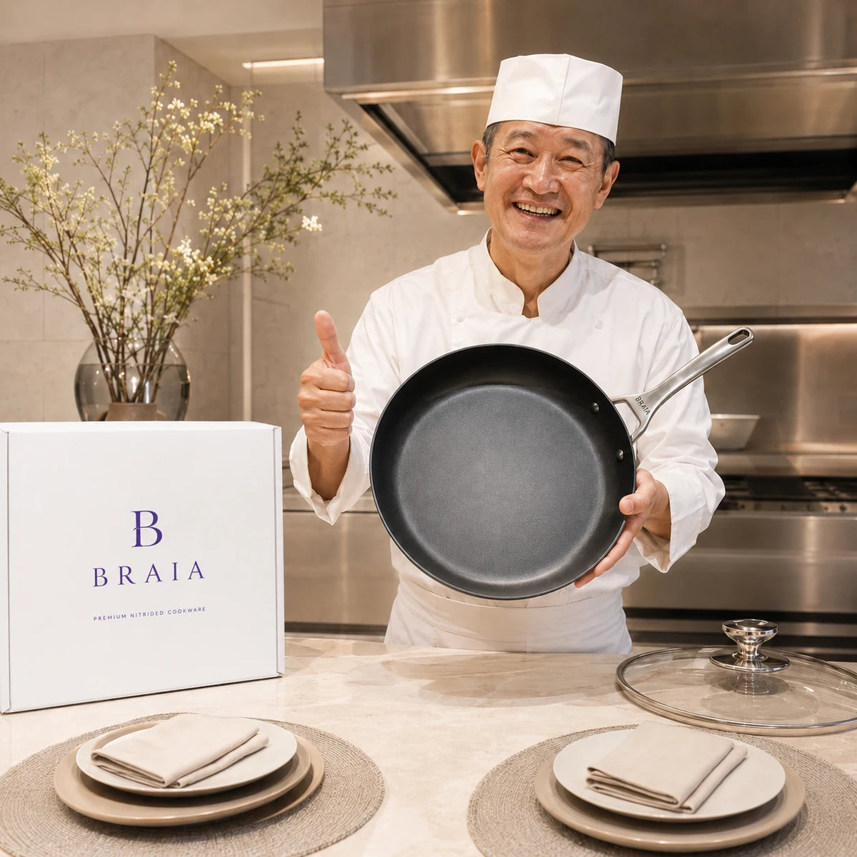 Hybrid Carbon Steel Pan